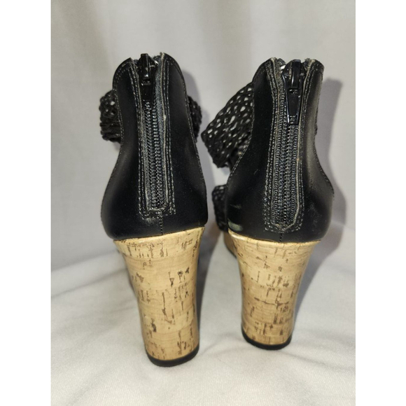 Montego Bay Club | Platform Sandals | Black | Size 8.5 - Picture 4 of 6
